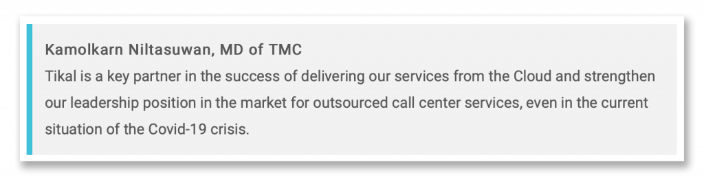 TMC Outsourced Contact Center ได้รับความสนใจจากสื่อต่างชาติ ถึงการปรับตัวในภาวะโควิด_1
