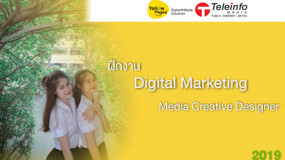 ฝึกงาน Digital Marketing Media Creative Designer